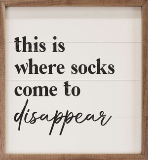 This Is Where Socks Come White